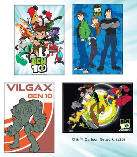 ATA-BOY BEN 10 12 MAGNET PACK ( NET ) #1
