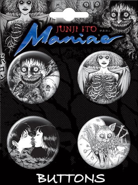 Cover Art for ATA-BOY JUNJI ITO MANIAC CARDED 4 BUTTON SET ( NET )