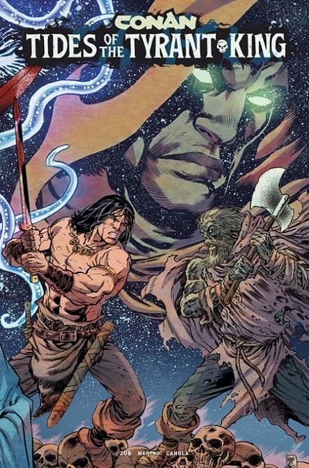 Cover Art for CONAN THE BARBARIAN TIDES OF THE TYRANT KING