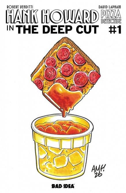 Cover Art for HANK HOWARD PIZZA DETECTIVE THE DEEP CUT