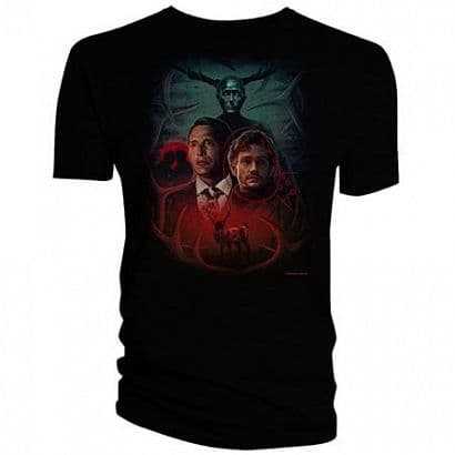 Cover Art for HANNIBAL BLOOD RED MONTAGE by CHELSEA LOWE T-SHIRT XXXL