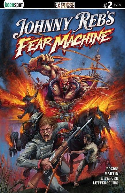 Cover Art for JOHNNY REBS FEAR MACHINE