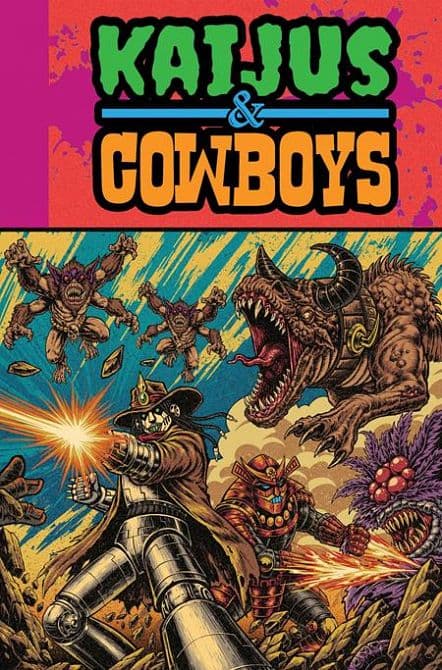 Cover Art for KAIJUS AND COWBOYS