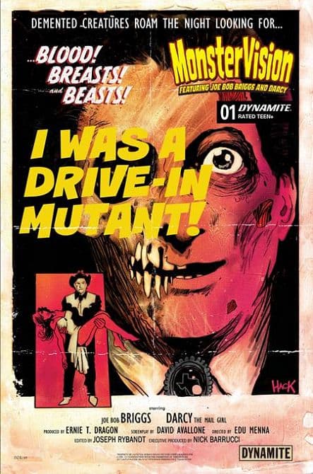 Cover Art for MONSTERVISION FEATURING JOE BOB BRIGGS AND DARCY