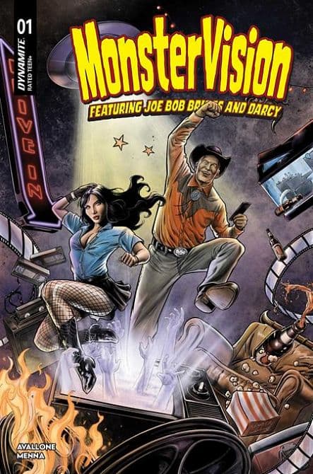 Cover Art for MONSTERVISION FEATURING JOE BOB BRIGGS AND DARCY