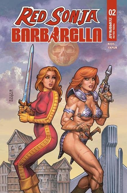 Cover Art for RED SONJA BARBARELLA