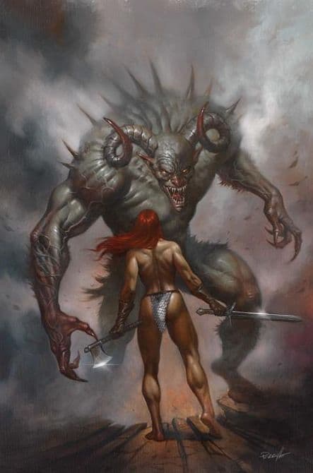 Cover Art for RED SONJA SHE DEVIL WITH A SWORD