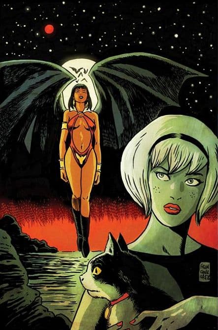 Cover Art for SABRINA THE TEENAGE WITCH VAMPIRELLA