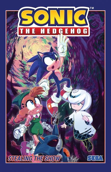 Cover Art for SONIC THE HEDGEHOG, VOL. 22 STEALING THE SHOW TP