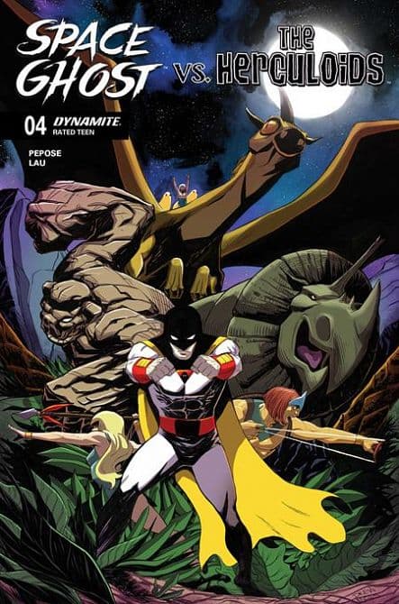 Cover Art for SPACE GHOST VS THE HERCULOIDS