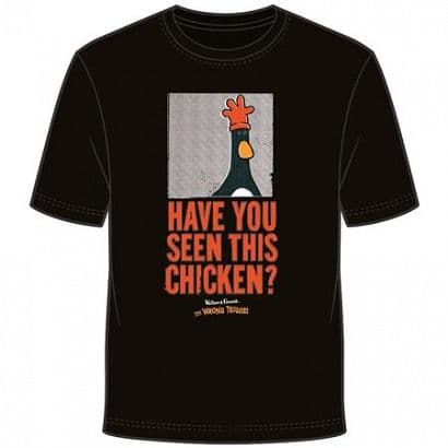 Cover Art for WALLACE & GROMIT FEATHERS WANTED T-SHIRT XXL