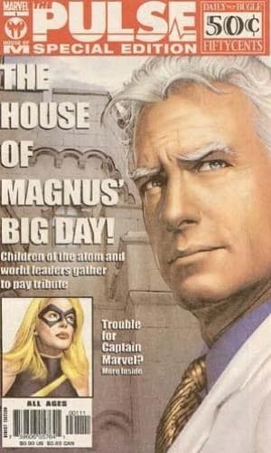 Cover Art for THE PULSE HOUSE OF M SPECIAL ED