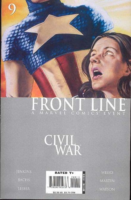 Cover Art for CIVIL WAR FRONT LINE