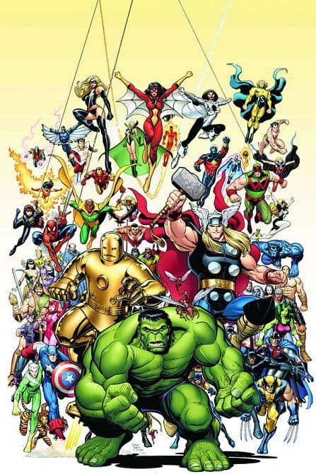 Cover Art for AVENGERS ART ADAMS POSTER
