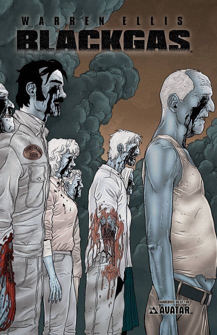 Cover Art for WARREN ELLIS BLACK GAS HC