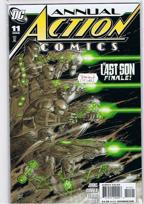 Cover Art for ACTION COMICS ANNUAL VAR ED