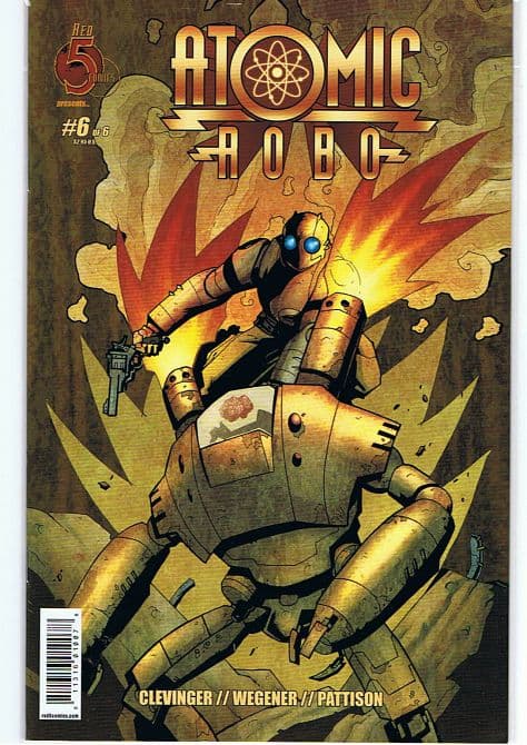 Cover Art for ATOMIC ROBO