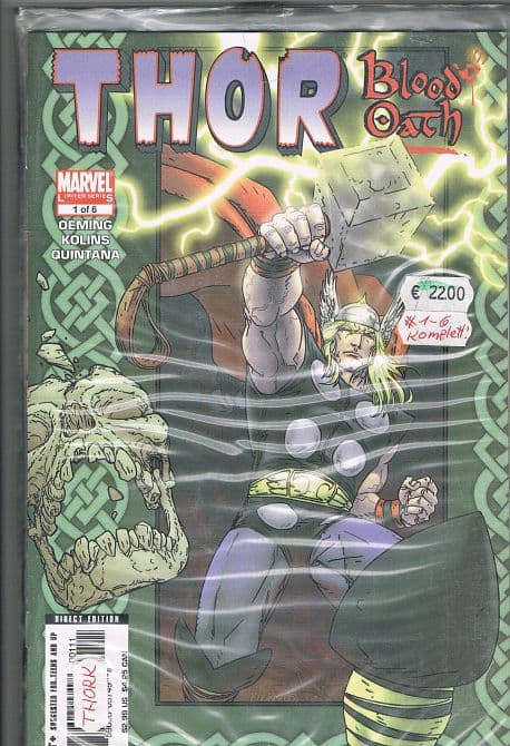 Cover Art for THOR BLOOD OATH