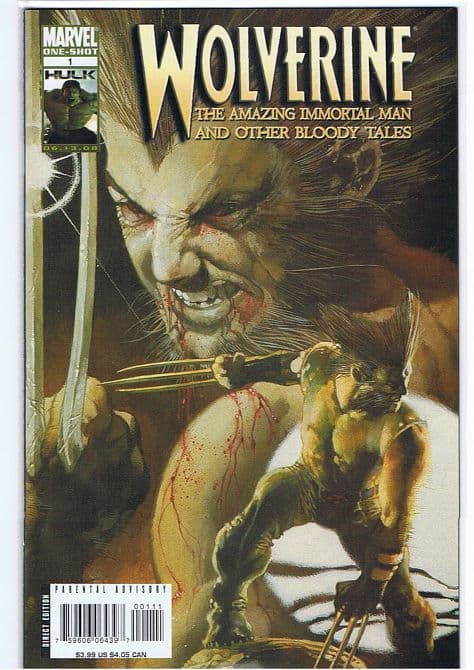 Cover Art for WOLVERINE AMAZING IMMORTAL MAN BLOODY TALES