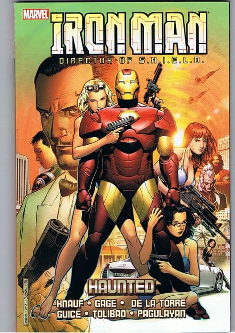 Cover Art for IRON MAN TP HAUNTED