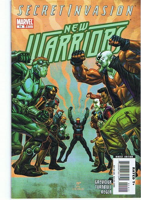 Cover Art for NEW WARRIORS ( 2007-2008 )