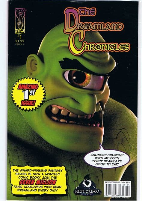 Cover Art for DREAMLAND CHRONICLES IDW