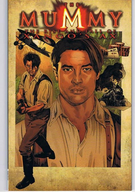Cover Art for MUMMY MOVIE PREQUEL RISE & FALL OF XANGOS AX TP