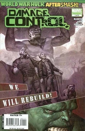Cover Art for WORLD WAR HULK AFTERSMASH DAMAGE CONTROL