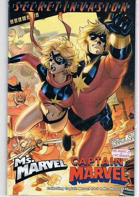 Cover Art for CAPTAIN MARVEL/MS. MARVEL-SECRET INVASION: INFILTRATION ONE-SHOT