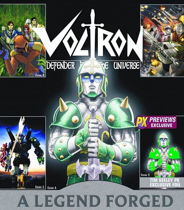 Cover Art for VOLTRON A LEGEND FORGED