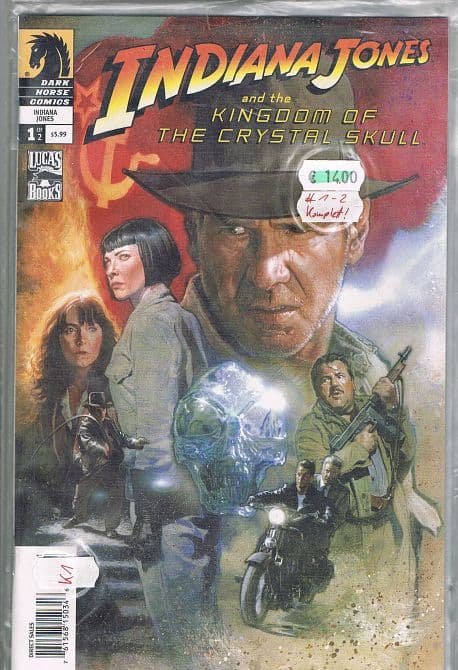 Cover Art for INDIANA JONES & KINGDOM O/T CRYSTAL SKULL
