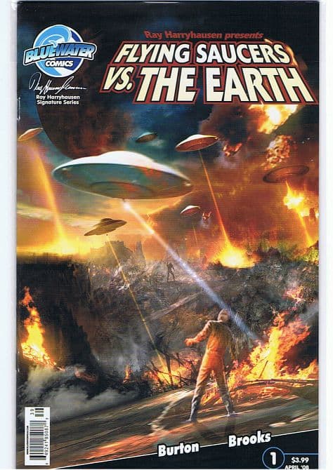 Cover Art for RAY HARRYHAUSEN FLYING SAUCERS VS EARTH
