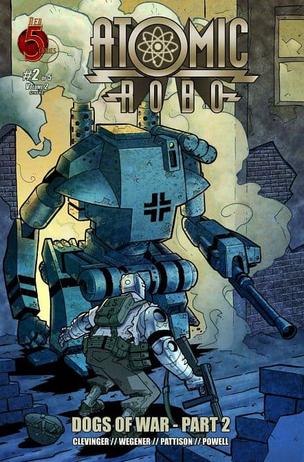 Cover Art for ATOMIC ROBO DOGS OF WAR