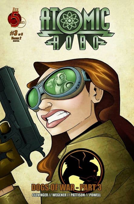 Cover Art for ATOMIC ROBO DOGS OF WAR