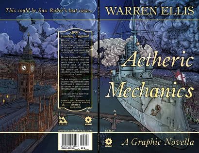 Cover Art for WARREN ELLIS AETHERIC MECHANICS GN CON ED
