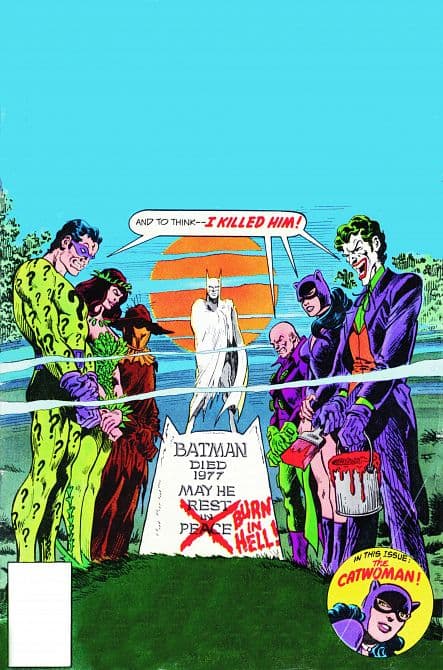 Cover Art for BATMAN THE STRANGE DEATHS OF BATMAN TP