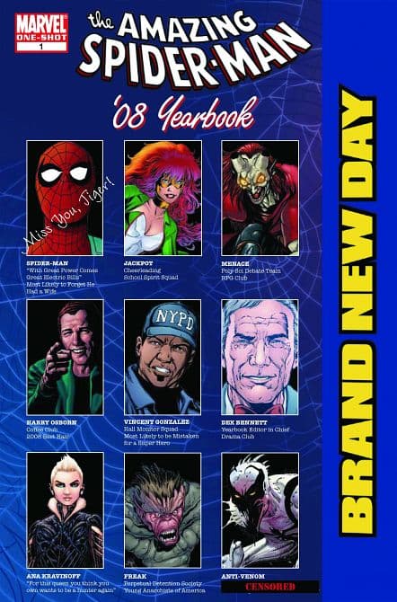 Cover Art for SPIDER-MAN BRAND NEW DAY YEARBOOK