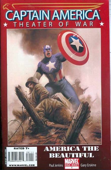 Cover Art for CAPTAIN AMERICA THEATER OF WAR AMERICA THE BEAUTIFUL