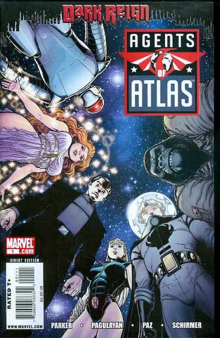 Cover Art for AGENTS OF ATLAS ( 2009-2010 )