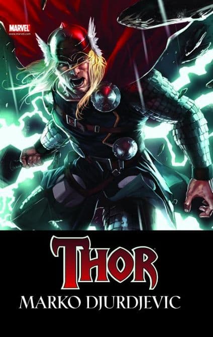 Cover Art for THOR-THE ART OF MARKO DJURDJEVIC
