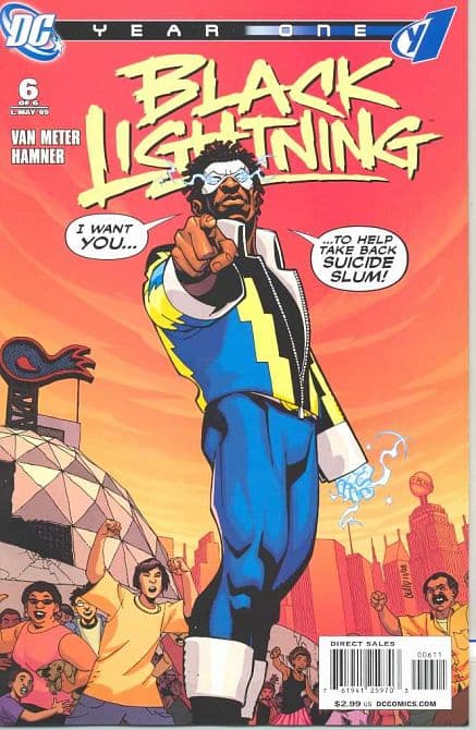 Cover Art for BLACK LIGHTNING YEAR ONE