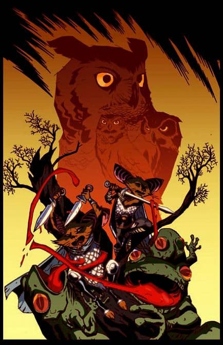 Cover Art for MICE TEMPLAR SKETCHBOOK