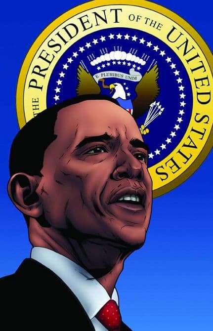 Cover Art for OBAMA THE COMIC BOOK INAUGURAL ED