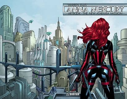 Cover Art for ANNA MERCURY ARTBOOK