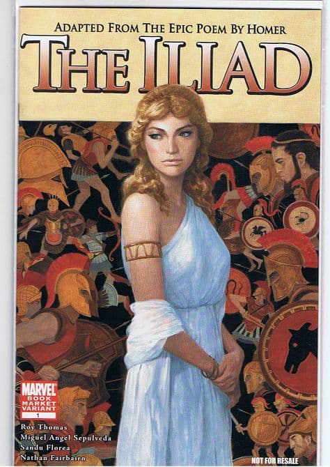 Cover Art for MARVEL ILLUSTRATED ILIAD