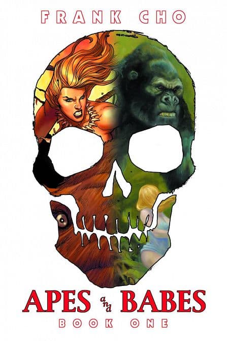 Cover Art for APES & BABES ART OF FRANK CHO HC