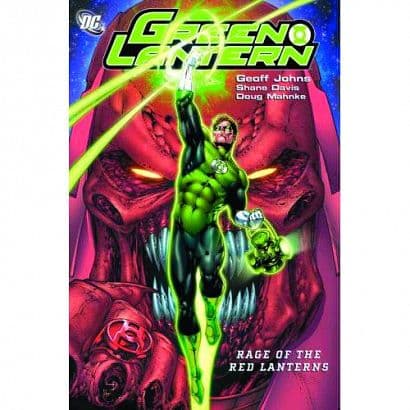 Cover Art for GREEN LANTERN RAGE OF THE RED LANTERNS HC