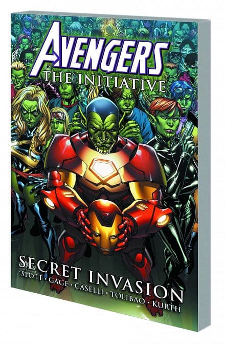 Cover Art for AVENGERS INITIATIVE TP VOL 03 SECRET INVASION DM ED