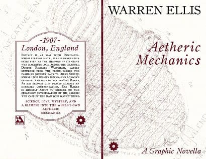 Cover Art for WARREN ELLIS AETHERIC MECHANICS GN