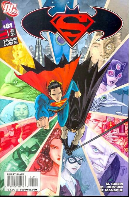 Cover Art for SUPERMAN BATMAN